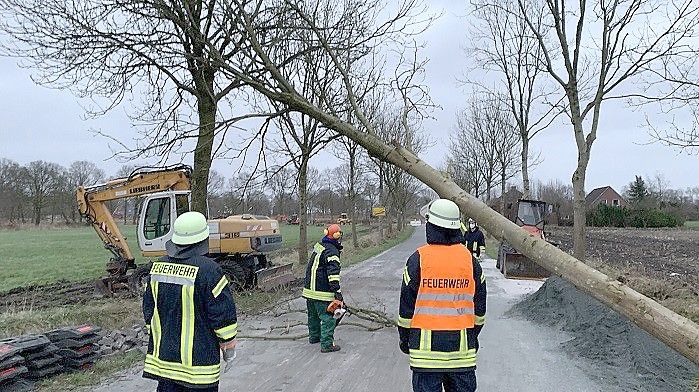 Auch in Haxtum waren die Feuerwehrkräfte im Einsatz. Foto: Feuerwehr