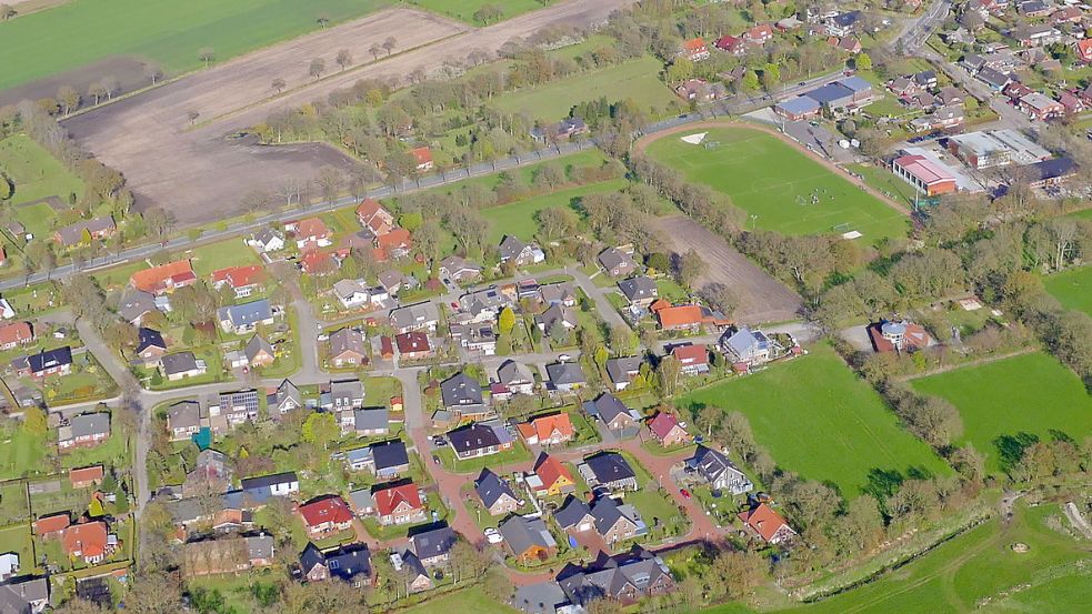 Der Sportplatz in Walle (oben rechts) ist sanierungsbedürftig. Foto: Heiken