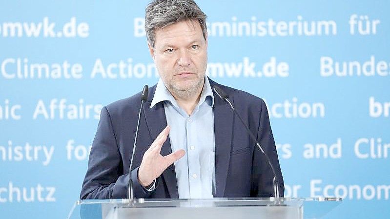 Robert Habeck, Bundesminister für Wirtschaft und Klimaschutz. Foto: Kay Nietfeld/dpa