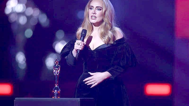Adele räumte bei den Brit Awards ab. Foto: Joel C Ryan/Invision via AP/dpa