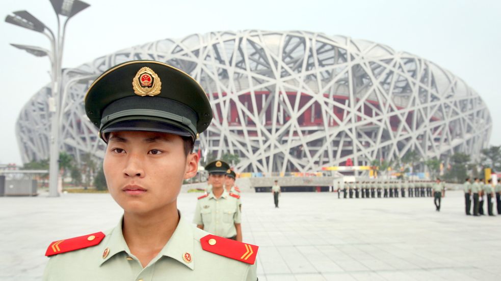 Abgeschottet und ohne Flair: Der Austragungsort Peking stieß weltweit auf viel Kritik.Foto: DPA