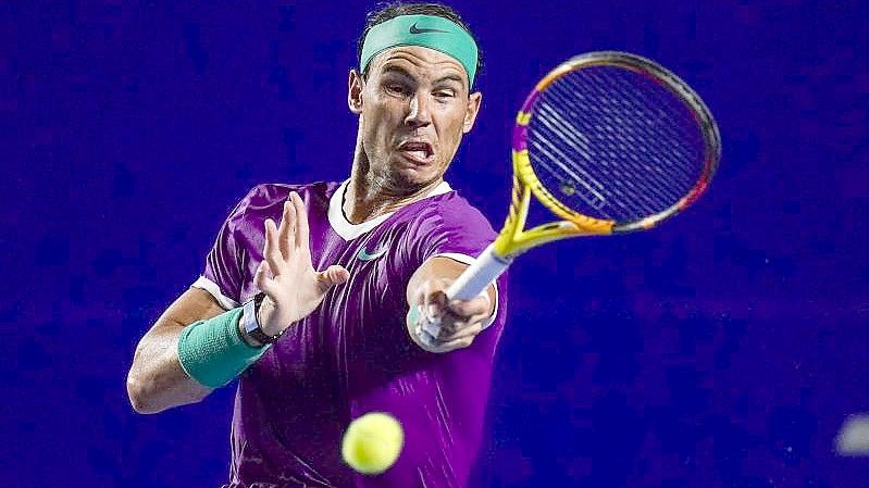 Rafael Nadal setzte sich im Halbfinale von Acapulco souverän gegen Daniil Medwedew durch. Foto: Eduardo Verdugo/AP/dpa