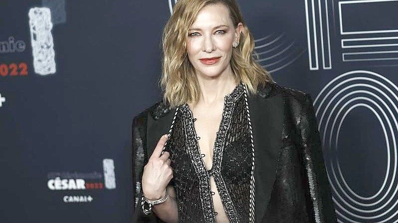 Schauspielerin Cate Blanchett erhielt einen Ehren-César. Foto: Thibault Camus/AP/dpa