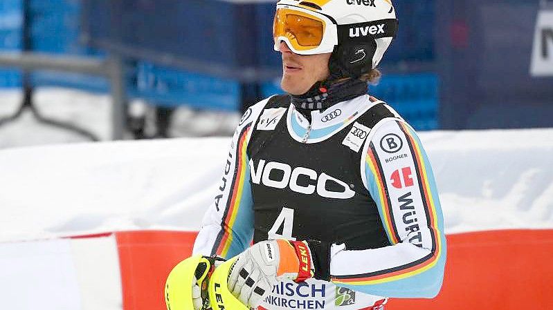 Wurde beim ersten Slalom in Garmisch-Partenkirchen Sechster: Linus Straßer. Foto: Angelika Warmuth/dpa