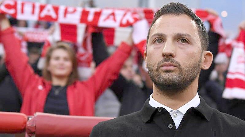 RB-Coach Domenico Tedesco war bis Mai 2021 Trainer von Spartak Moskau. Foto: Alexander Vilf/Sputnik/dpa