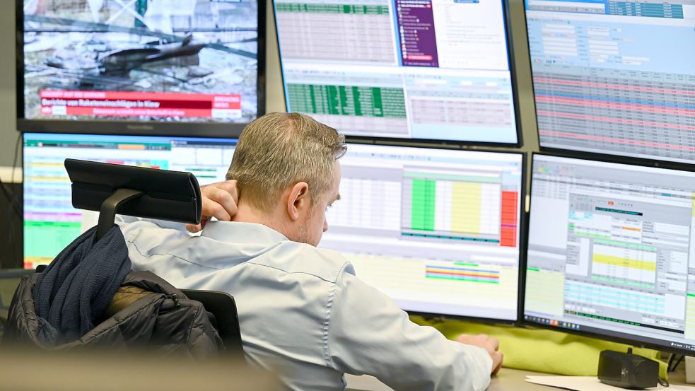 Frankfurter Börse: Die Sanktionen gegen Russland sind auch an den Finanzmärkten zu spüren. Foto: Arne Dedert/dpa