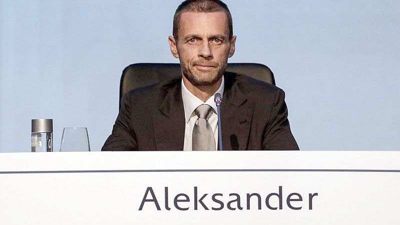 Der Präsident des europäischen Fußballverbandes UEFA: Aleksander Ceferin. Foto: picture alliance / dpa