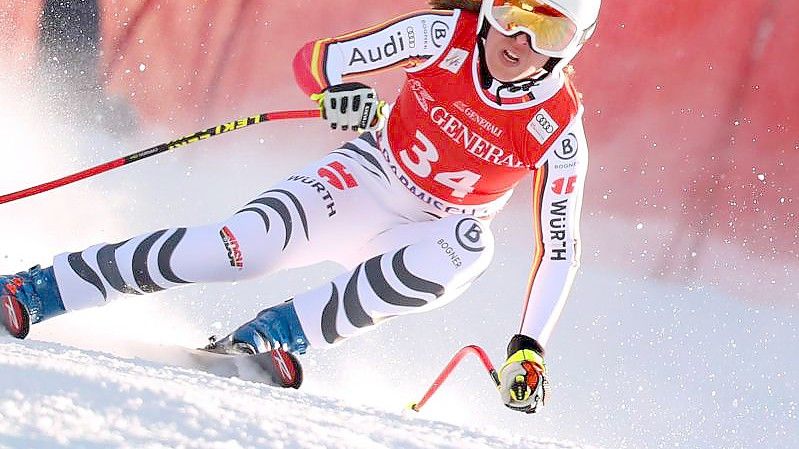 Kira Weidle ist beim Super-G in Lenzerheide die einzige deutsche Starterin. Foto: Karl-Josef Hildenbrand/dpa