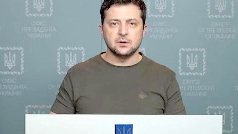 Der Präsident der Ukraine, Wolodymyr Selenskyj, spricht von Hunderten gefangenen russischen Soldaten. Foto: -/Ukrainian President/telegram/dpa