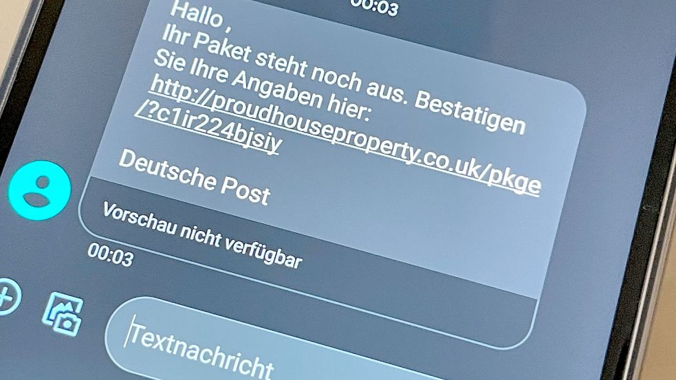 Auf derartige SMS sollten Sie nicht reagieren. Foto: dpa/ dpa-tmn/ Till Simon Nagel