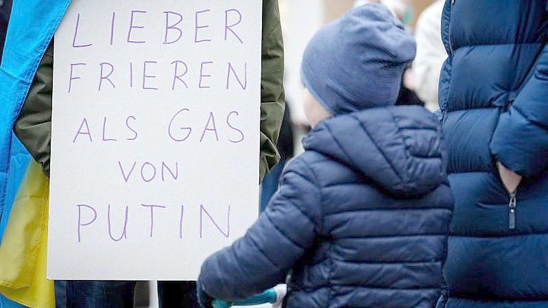 Demonstration gegen den Krieg in der Ukraine in Berlin. Foto: Kay Nietfeld/dpa