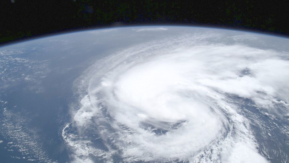 Hurrikan „Ida“, aufgenommen aus der Raumstation „ISS“ Foto: picture alliance/dpa/Planet Pix via ZUMA Press Wire | Nasa/Nasa