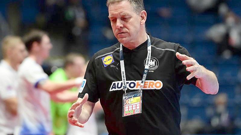 Steht mit Deutschlands Handballern vor einem Neustart: Bundestrainer Alfred Gislason. Foto: Marijan Murat/dpa