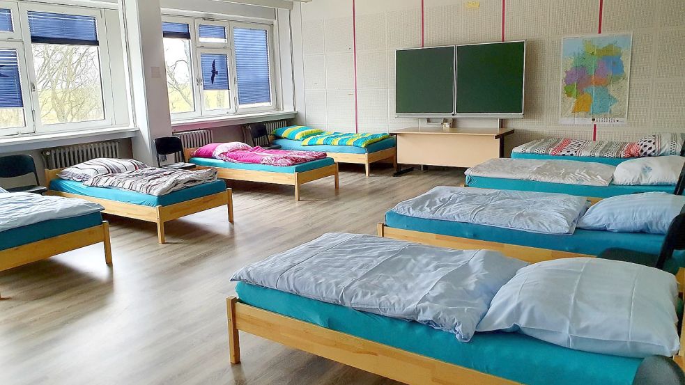 Die Zimmer in der ehemaligen Küstenfunkstelle sind bereits eingerichtet.
