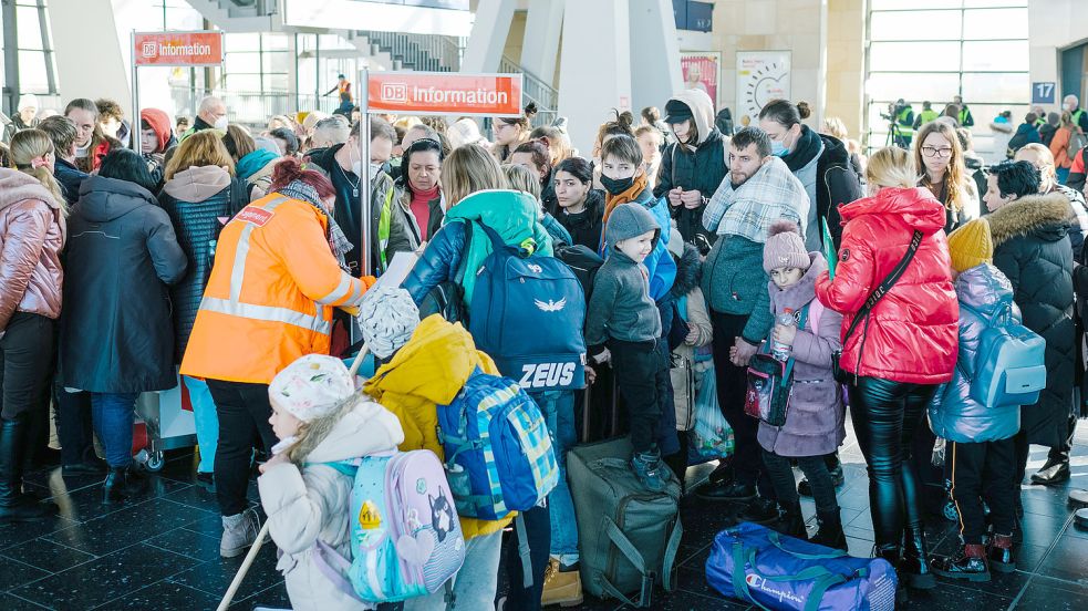 Unter den Geflüchteten aus der Ukraine sind viele Kinder. Sie sollen schnellstmöglich eine Schule besuchen können. Foto: DPA