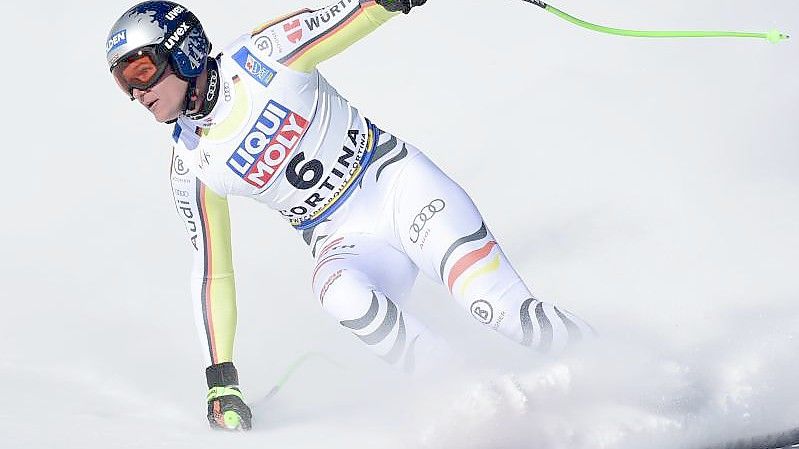Thomas Dreßen hatte sich nach der WM in Cortina d’Ampezzo vor einem Jahr einer Operation am rechten Knie unterzogen. Foto: Marco Tacca/AP/dpa