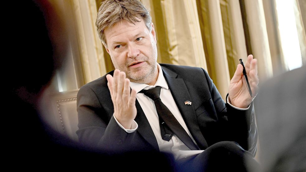 Wirtschafts- und Klimaschutzminister Robert Habeck (Grüne). Foto: dpa/Britta Pedersen