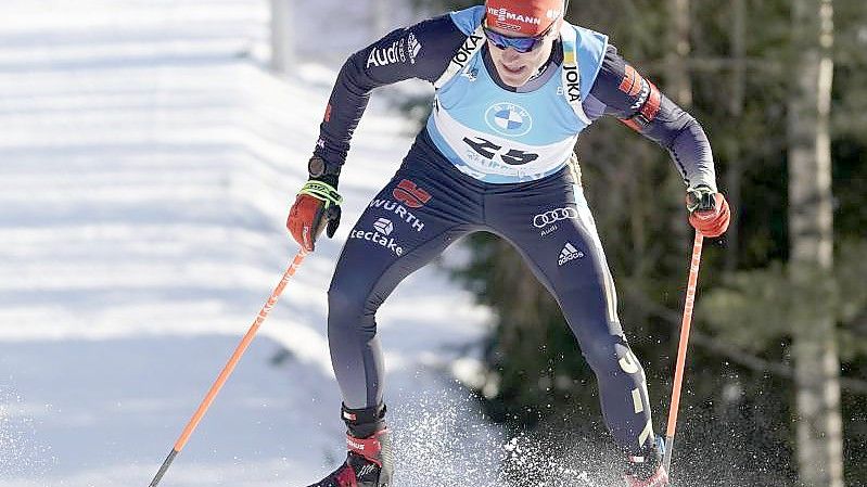 Sprintete in Oslo knapp am Podium vorbei: Benedikt Doll. Foto: Roman Koksarov/AP/dpa