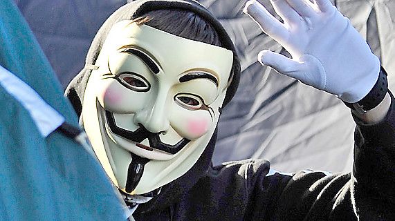 Kriegspartei ohne Gesicht: Anonymous hat sich selbst zur Kriegspartei erklärt. Foto: Redaktion