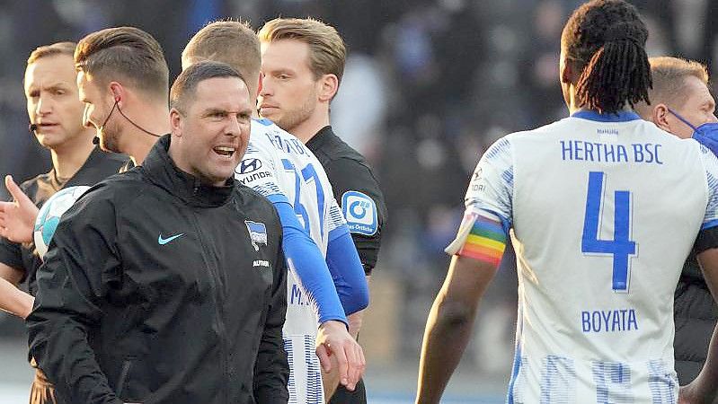 Feierte eine erfolgreiche Premiere bei Hertha: Mark Fotheringham (l). Foto: Soeren Stache/dpa-Zentralbild/dpa