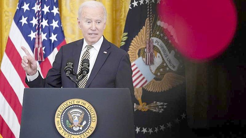 Joe Biden, Präsident der USA, wird in der kommenden Woche nach Polen reisen. Foto: Patrick Semansky/AP/dpa