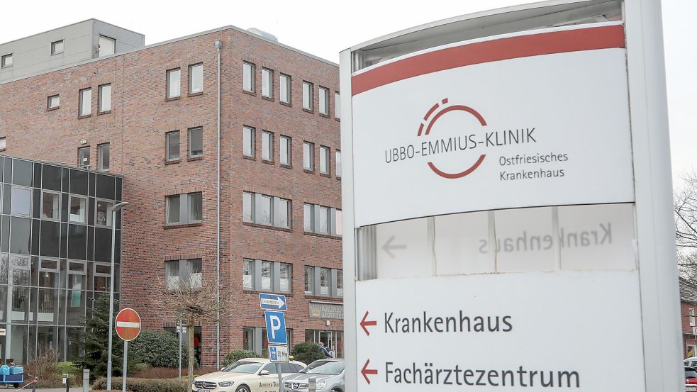 In der Ubbo-Emmius-Klinik Aurich wurden am Montag 18 Patienten wegen einer Covid-19-Erkrankung behandelt. Foto: Romuald Banik