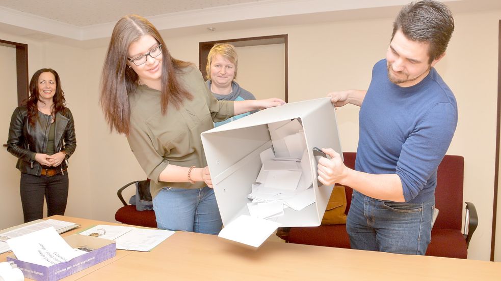 Letztmalig wurden 2018 im Brookmerland Stimmen einer Wahl zum Jugendrat ausgezählt. Dessen Amtszeit ist mittlerweile abgelaufen. Foto: Thomas Dirks