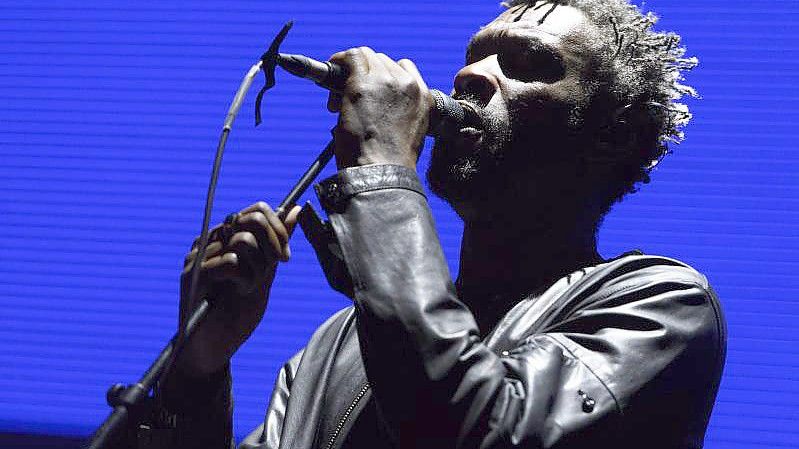 Massive-Attack-Sänger Grant Marshall während des 41. Paleo Festival in Nyon im Juli 2016. Foto: Laurent Gillieron/KEYSTONE/dpa