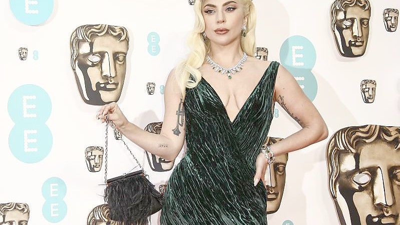 Lady Gaga, hier bei der Verleihung der britischen Filmpreise, feiert ihren 36 Geburtstag. Foto: Joel C Ryan/Invision/AP/dpa