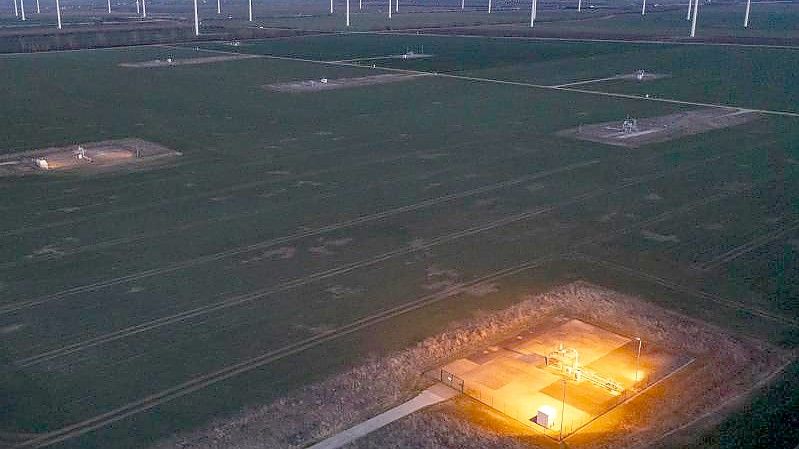 Ein Gasspeicher in Sachsen-Anhalt. Foto: Jan Woitas/dpa-Zentralbild/dpa