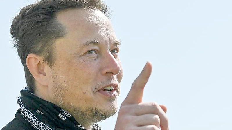 Tesla-Chef Elon Musk hat 80 Millionen Follower bei Twitter. Foto: Patrick Pleul/dpa-Zentralbild/POOL/dpa