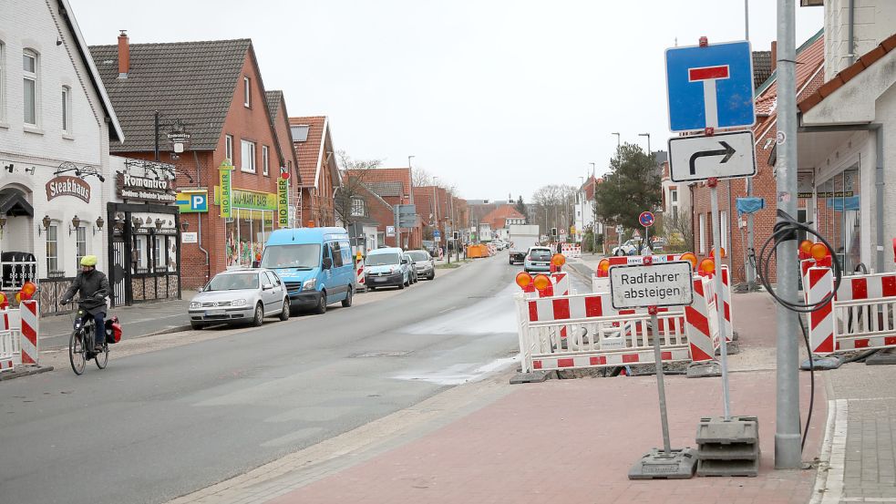 Die im Mai beginnenden Arbeiten an der Fockenbollwerkstraße strahlen bis Sandhorst aus. Foto: Romuald Banik