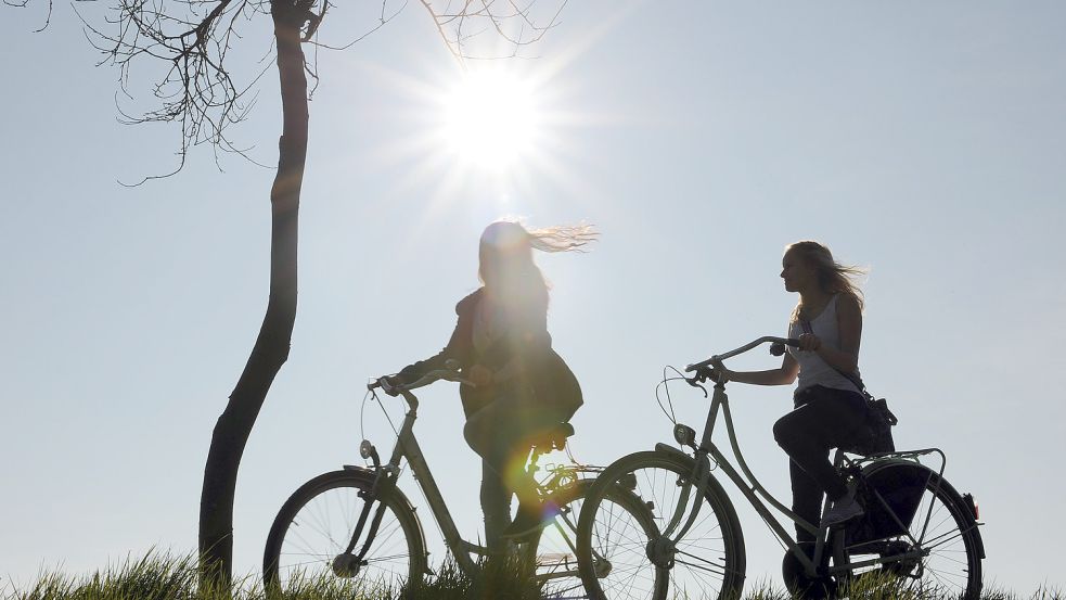 Beim Fahrradaktionstag „Van Dörp to Dörp“ können die Teilnehmer verschiedene Stempelstationen abfahren. Foto: DPA