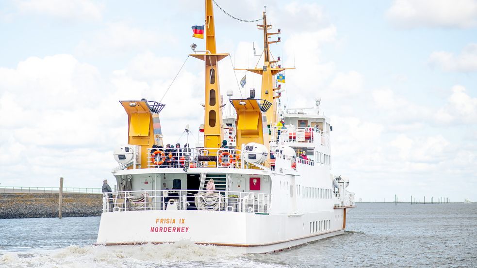 Ein Fährschiff der AG Reederei Norden-Frisia. Foto: DPA