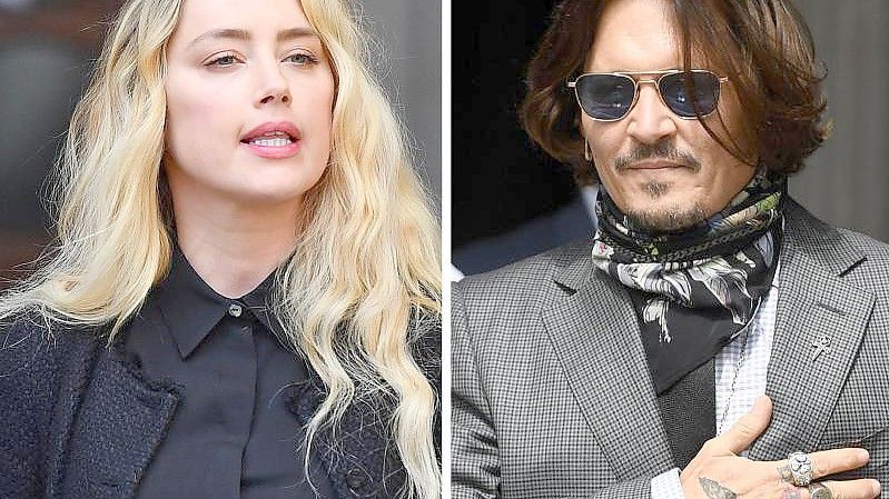 Im jahrelangen Rechtsstreit von Schauspielerin Amber Heard und Hollywoodstar Johnny Depp geht es in eine neue Runde. Foto: Victoria Jones/Kirsty O'connor/PA Wire/dpa