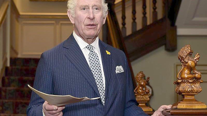 Prinz Charles von Wales, bei einem Empfang für die Unterstützer von "The Powerlist" im Clarence House. In seiner Osterbotschaft hat der britische Thronfolger der Millionen von Krieg vertriebenen Menschen gedacht. Foto: Stuart C. Wilson/PA Wire/dpa