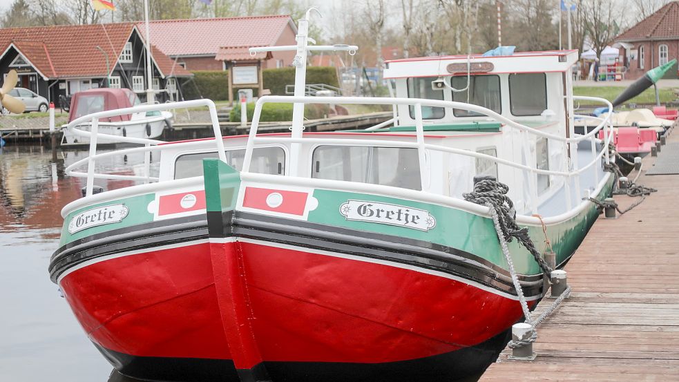 So gut in Schuss wie seit Jahren nicht mehr liegt die Gretje im Timmeler Hafen. Foto: Romuald Banik