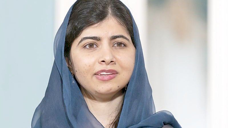 Malala Yousafzai fordert, mehr in Mädchen-Bildung zu investieren. Foto: Manuel Balce Ceneta/AP Pool/AP/dpa