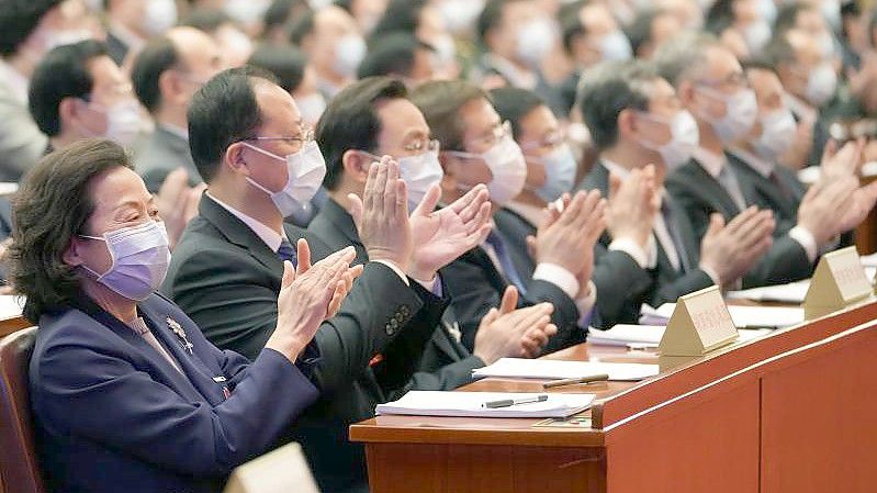 Mitglieder des Nationalen Volkskongresses in Peking (Symbolbild). Foto: Xing Guangli/XinHua/dpa