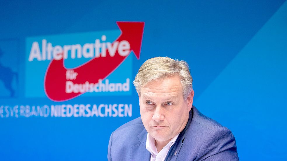 Der AfD-Landersvorstand um den Vorsitzenden Jens Kestner sucht nach einem Veranstaltungsort für den nächsten Landesparteitag. Foto: DPA