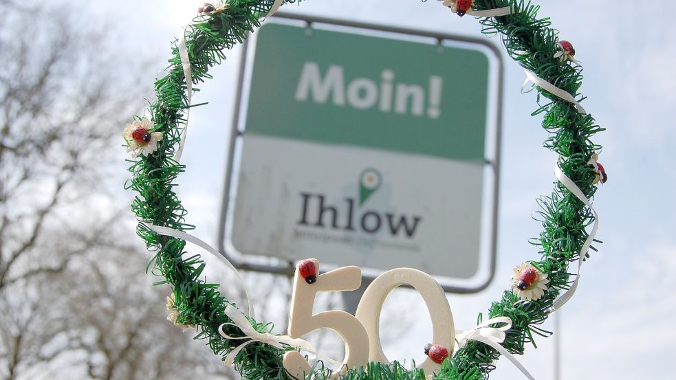 Die Gemeinde Ihlow feiert bald ihr 50-jähriges Jubiläum. Dazu soll es einige Aktionen geben. Foto: Imke Cirksena