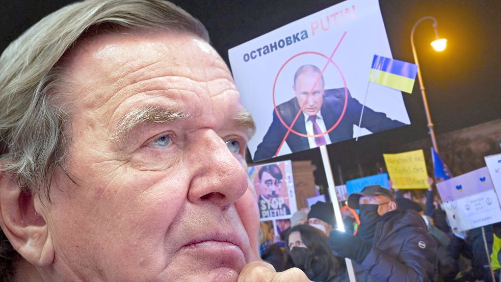 Gerhard Schröder erntet aktuell massive Kritik und könnte bald aus der SPD ausgeschlossen werden. Foto: imago images/Sven Simon
