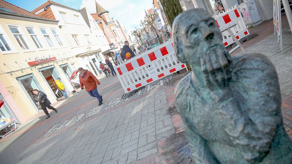 Die Neugestaltung der Fußgängerzone wird deutlich teurer als geplant. die Stadt versucht, mehr Fördermittel zu erhalten. Foto: Romuald Banik
