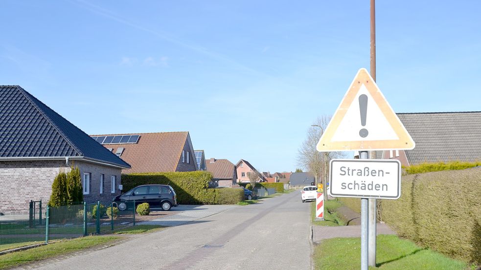 Der Postweg in Moordorf wird saniert. Foto: Franziska Otto