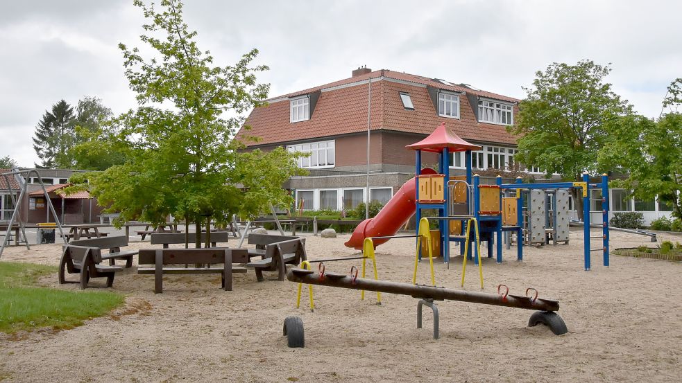 Die Grundschule in Upgant-Schott ist die größte der fünf Grundschulen im Brookmerland. Fotos: Thomas Dirks