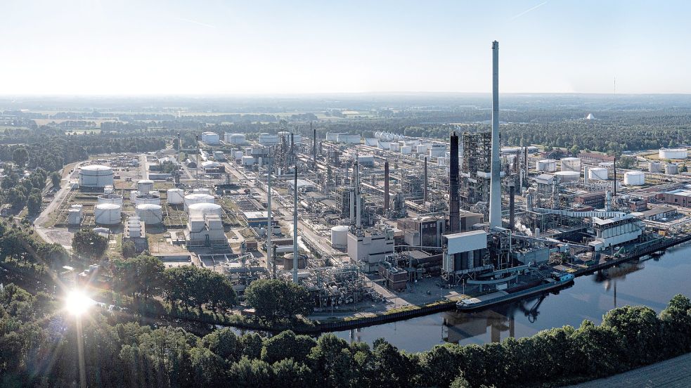 Die BP-Raffinerie in Lingen verarbeitet nur noch Restmengen an russischem Öl. Foto: BP Europa SE