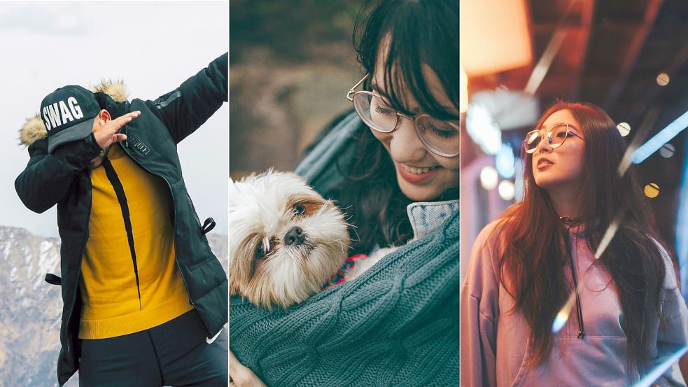 Freiheit oder Sicherheit? Das Leben genießen oder Verantwortung übernehmen? Die Abende lieber in der bar oder mit Deinem Hund zu Hause verbringen? Bei vielen Menschen ändern sich mit Anfang 30 die Prioritäten, Wünsche und Lebenswege. Foto: Unsplash (3)/abhishek gaurav, Helena Lopes, Henri Pham, (Symbolbild)