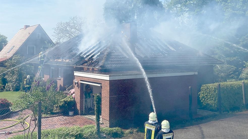 Die Feuerwehr ist im Einsatz. Foto: privat