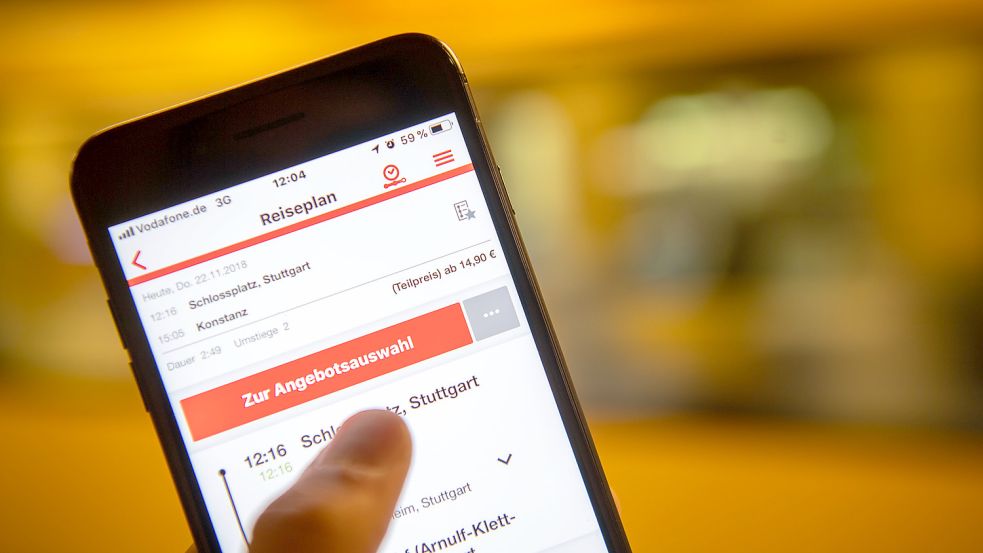 Schon jetzt können Reiserouten mit dem 9-Euro-Ticket bestimmt werden. Foto: dpa/Sebastian Gollnow