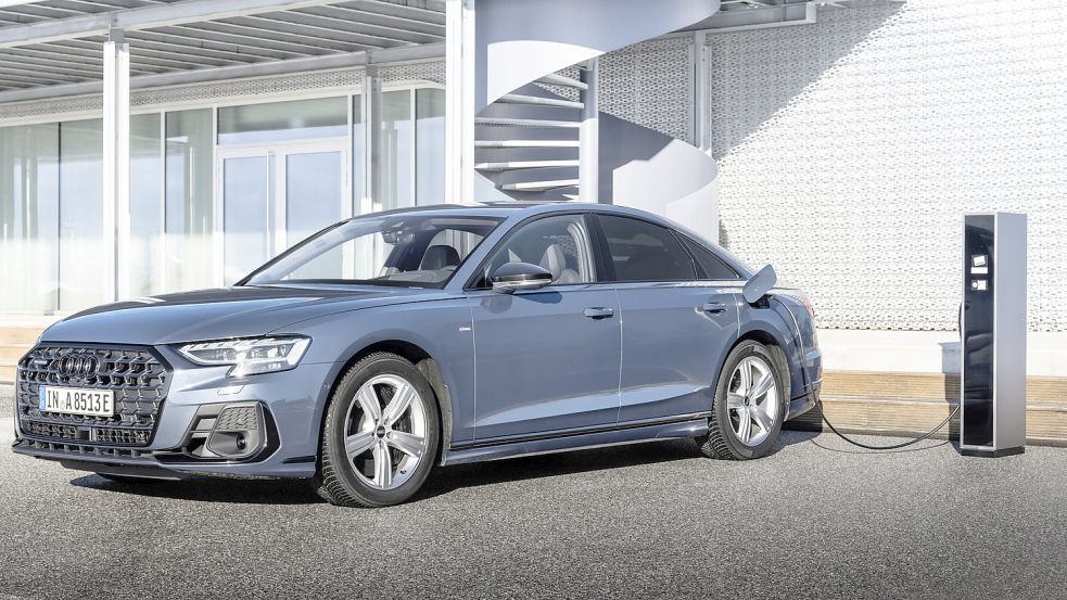 Hybrider Luxus: Ein Audi A8 TFSI e.Foto: Audi